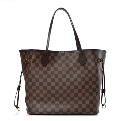 Louis Vuitton Damier Ebene Neo Neverfull MM Rose Ballerine 3 of 9