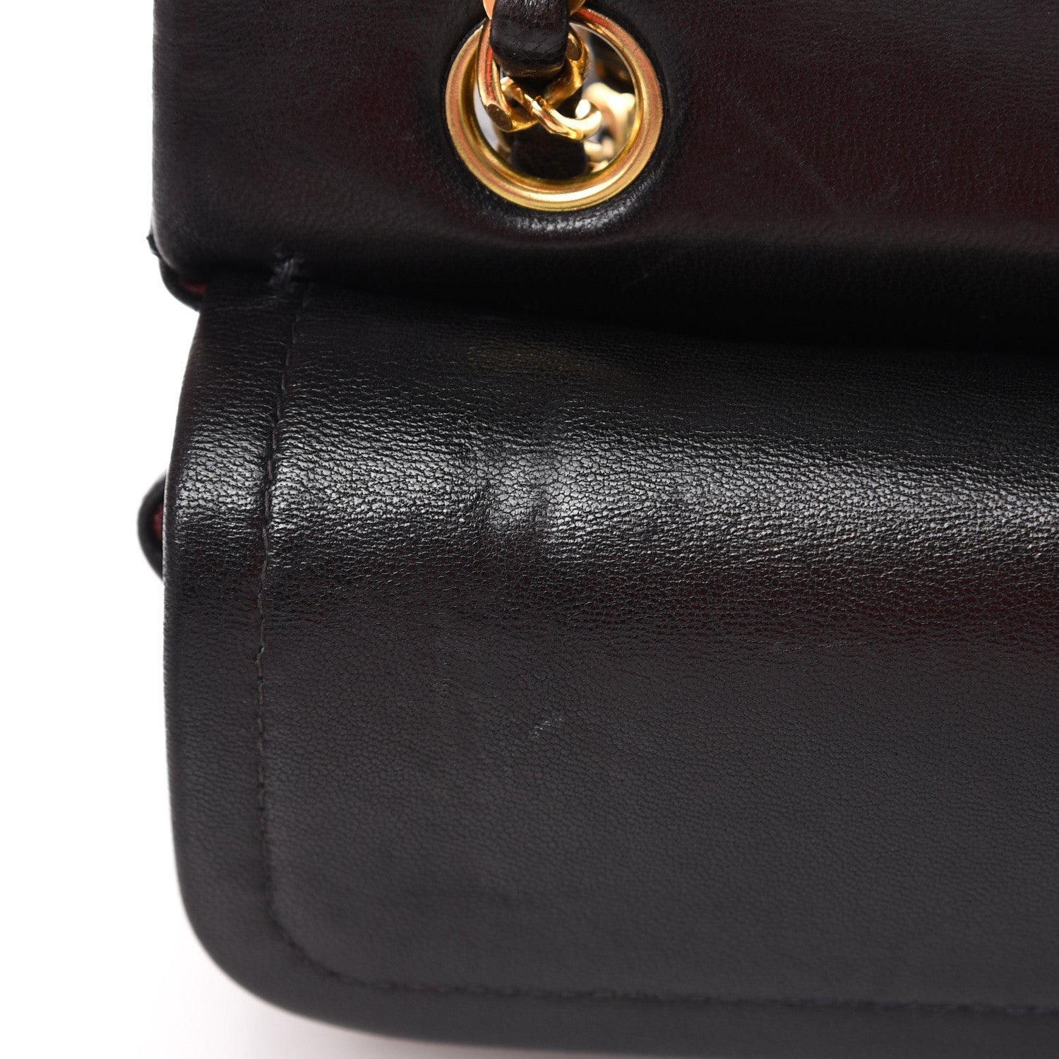 Chanel Lambskin Quilted Small Double Flap Black 18 of 21