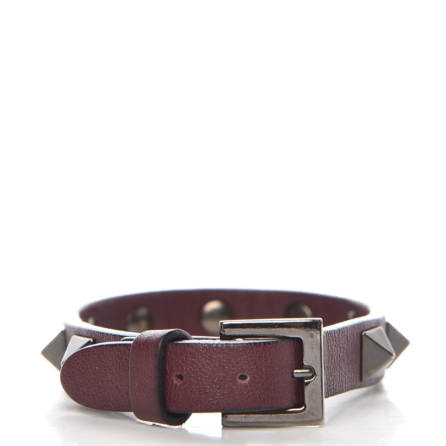 Valentino Garavani Vitello Rockstud Bracelet Rubin 3 of 5