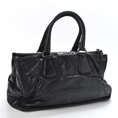 Prada Nappa Antique Tote Black 2 of 9