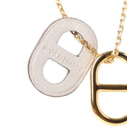 Hermes Swift O'Maillon Pendant Necklace White 4 of 5