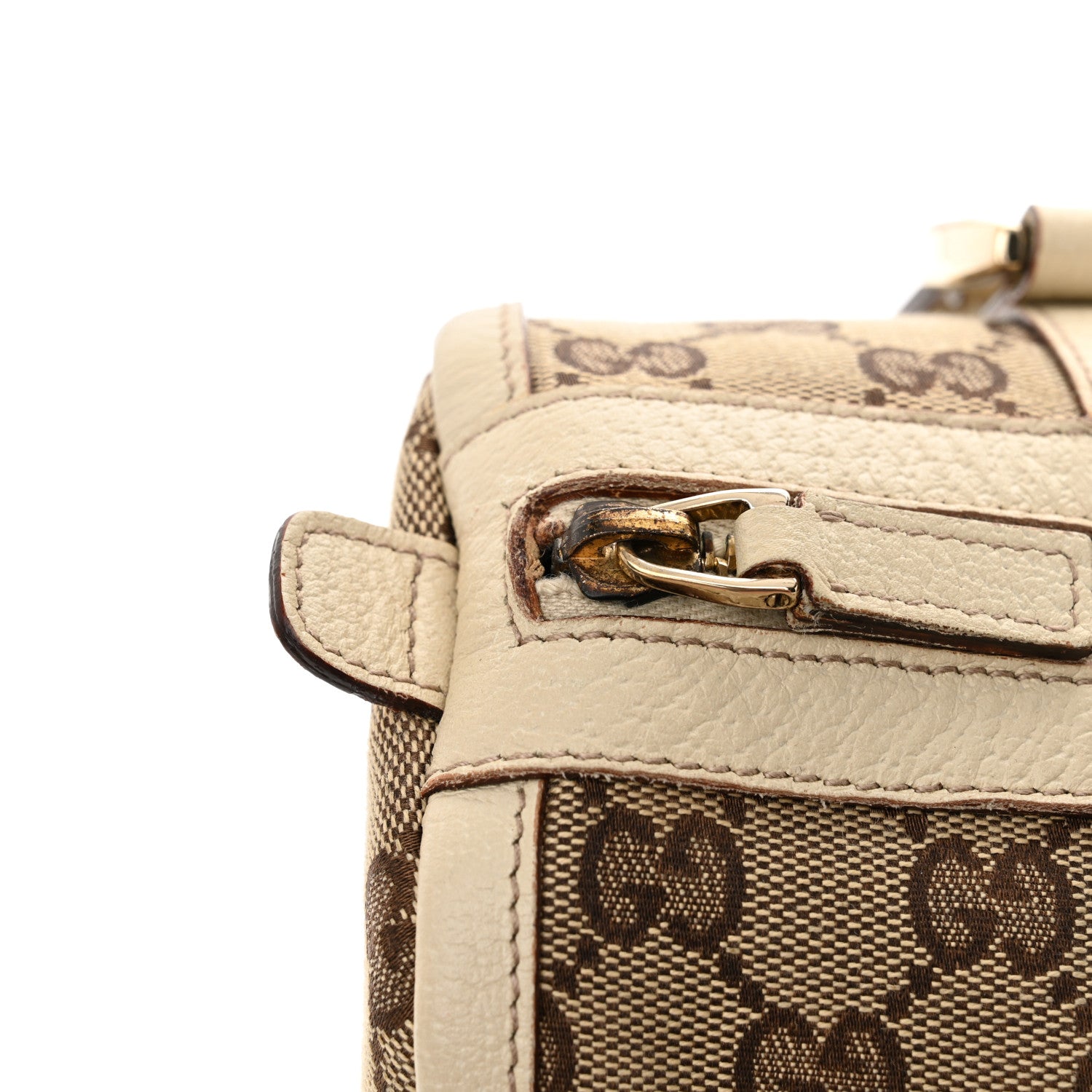 Gucci Monogram Small Abbey Boston Off White 12 of 15