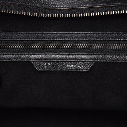 Celine Drummed Calfskin Mini Luggage Black 6 of 8