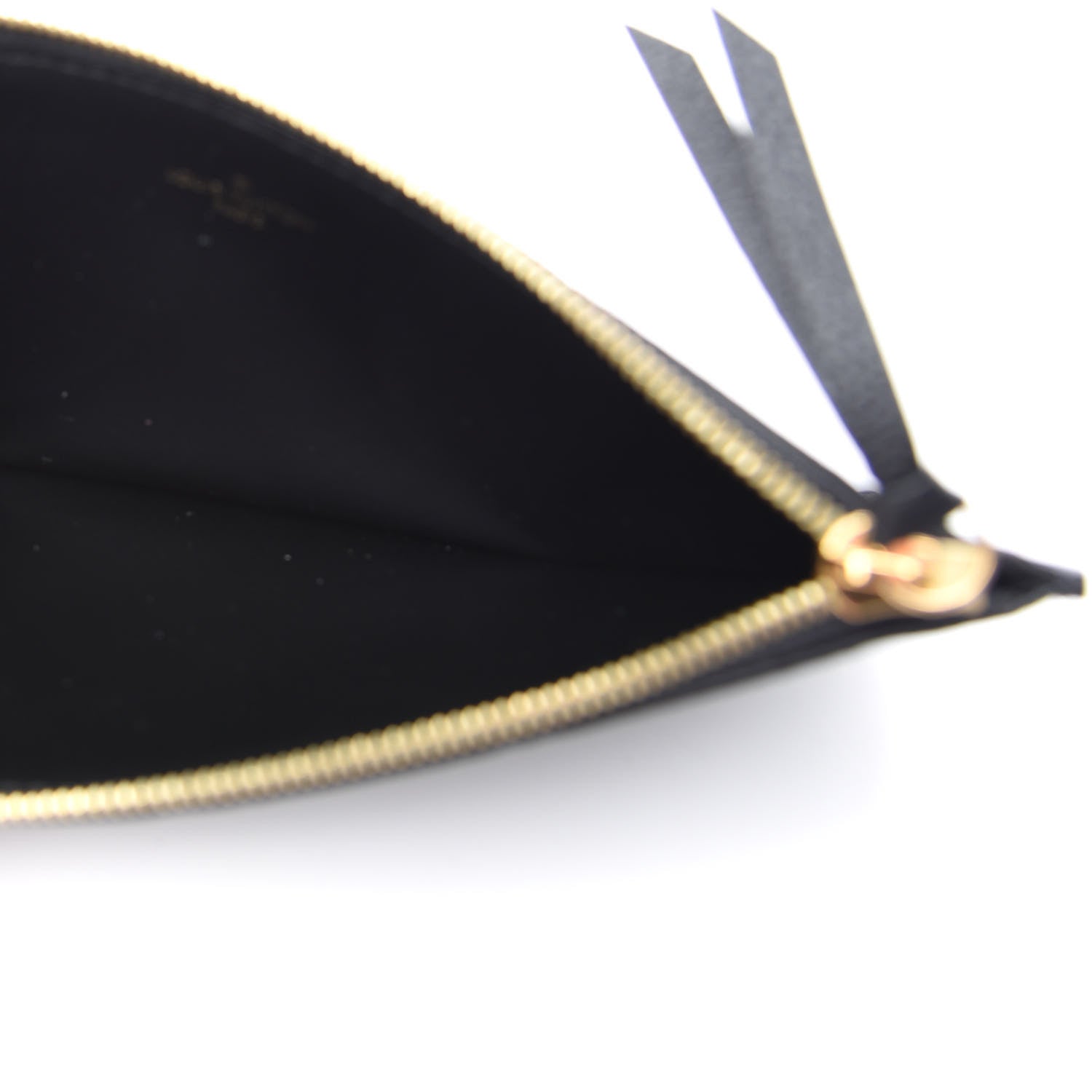 Louis Vuitton Empreinte Felicie Chain Wallet Zippered Insert Black 5 of 6