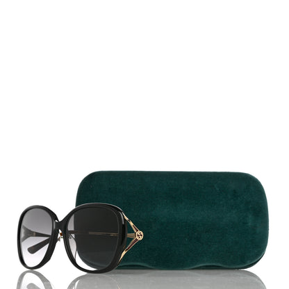 Gucci Acetate Metal Oversized Sunglasses GG0649SK Black 8 of 8