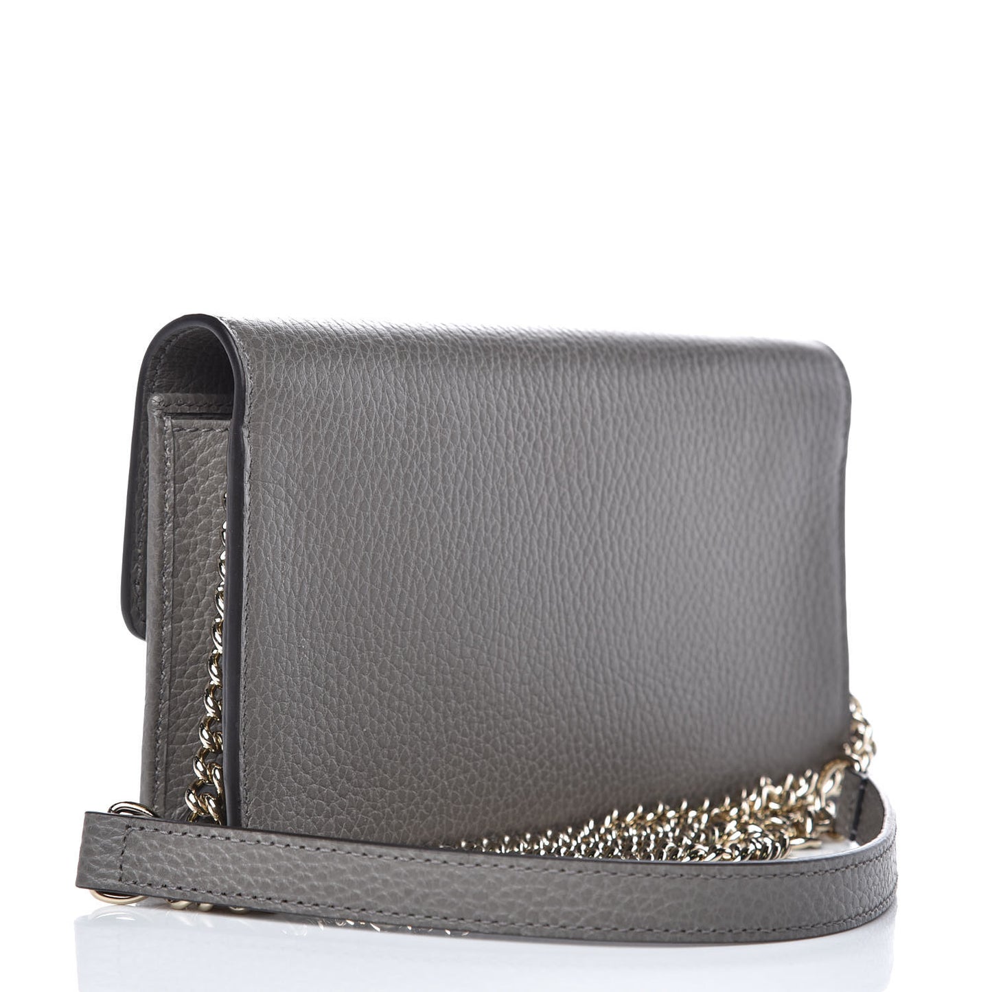 Dollar Calfskin Interlocking G Chain Wallet Loess