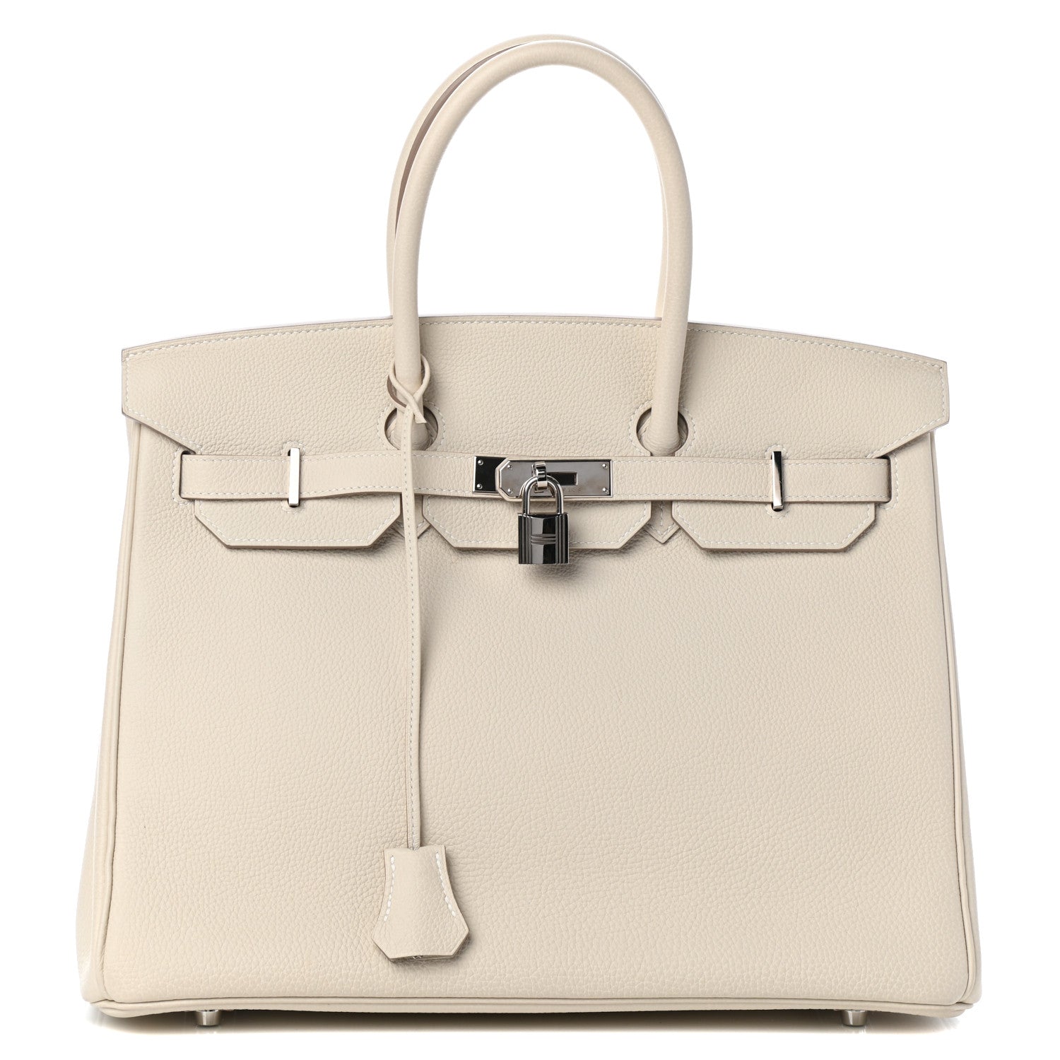 Hermes Taurillon Clemence Birkin 35 Craie 1 of 11