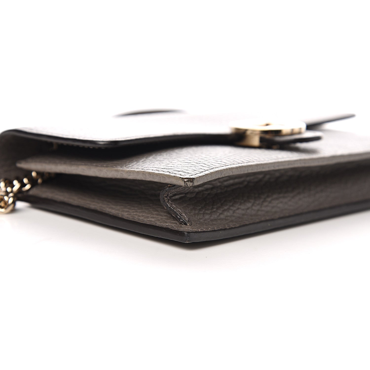 Gucci Dollar Calfskin Interlocking G Chain Wallet Loess 7 of 10