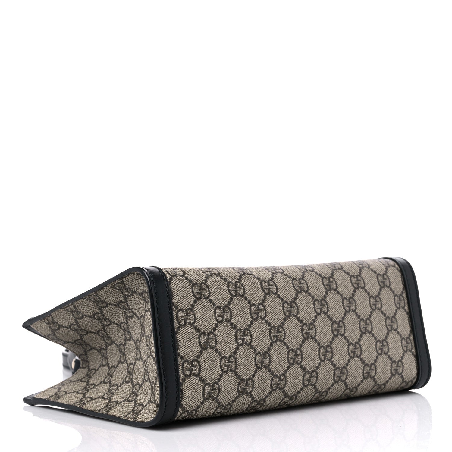 Gucci GG Supreme Monogram Small Padlock Tote Black 5 of 10