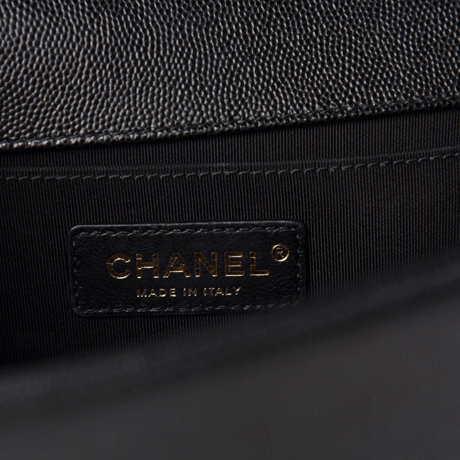 Chanel Caviar Quilted Medium Boy Flap Black 8 of 11