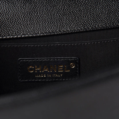 Chanel Caviar Quilted Medium Boy Flap Black 8 of 11