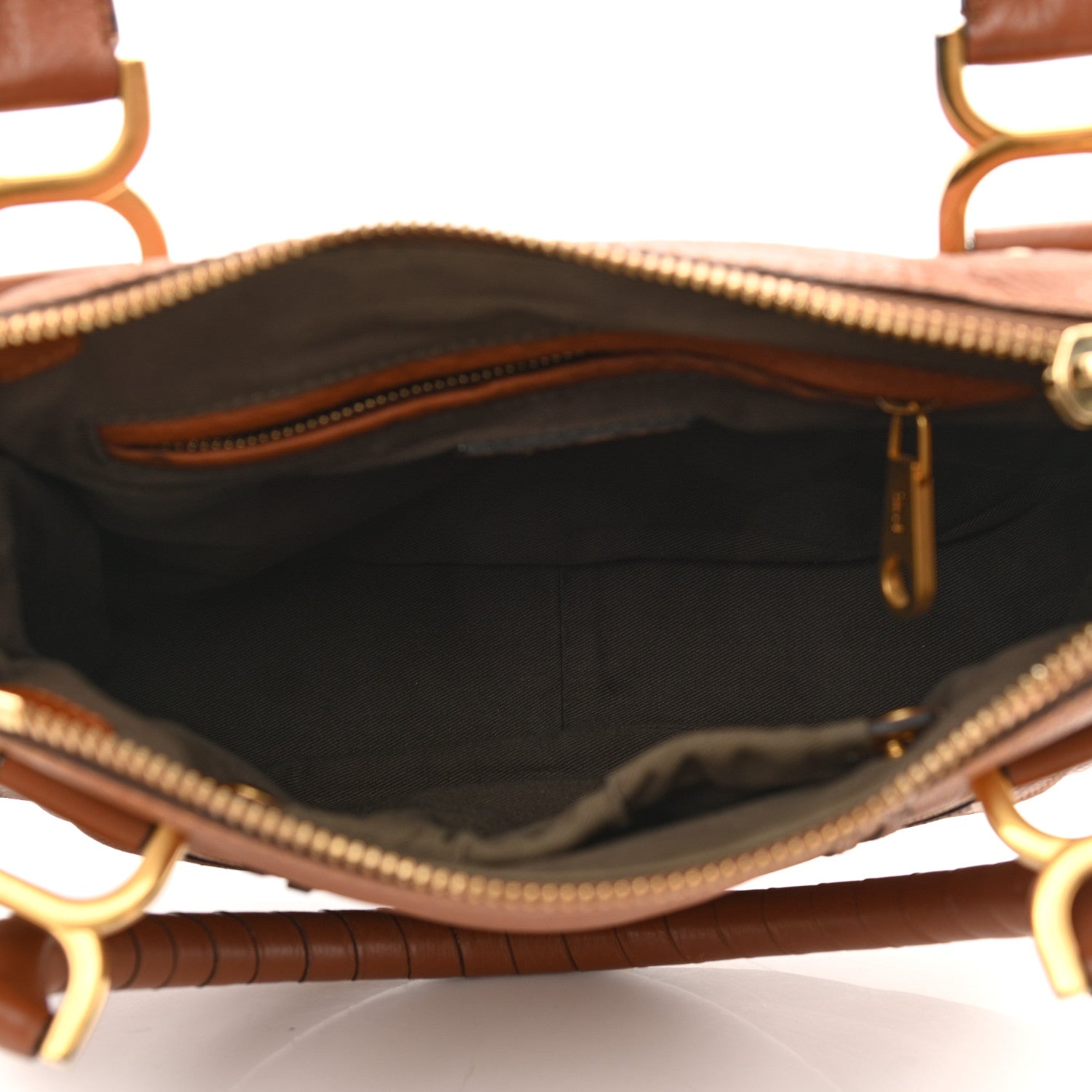 Chloe Calfskin Small Marcie Satchel Tan 5 of 12