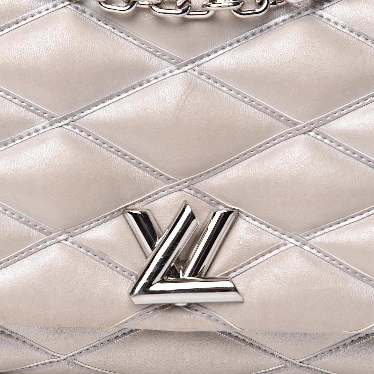 Lambskin Malletage GO-14 PM Silver