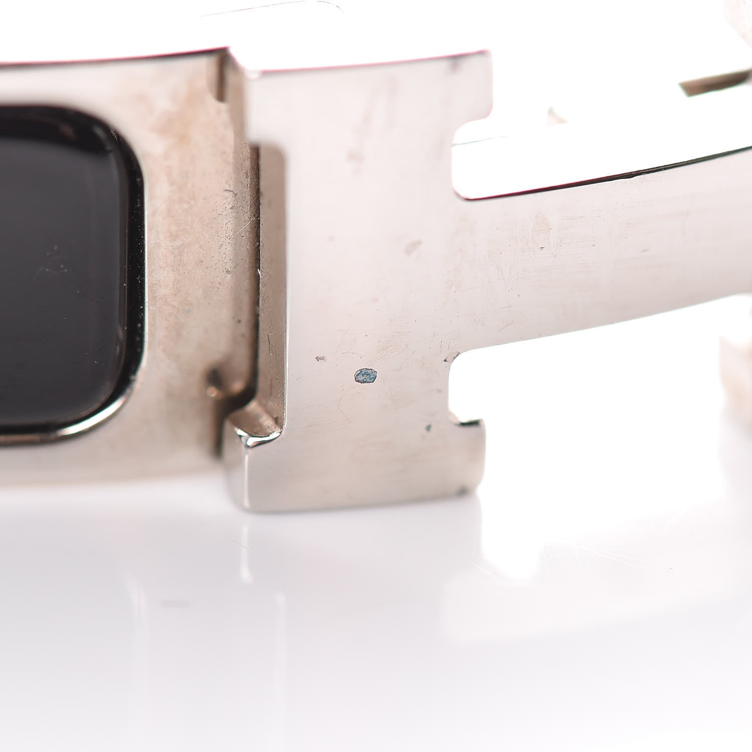 Hermes Enamel Narrow Clic Clac H Bracelet GM Black 7 of 12