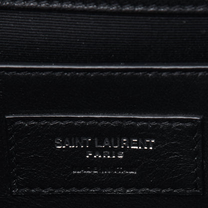 Saint Laurent Calfskin Small Monogram Sunset Black 9 of 18