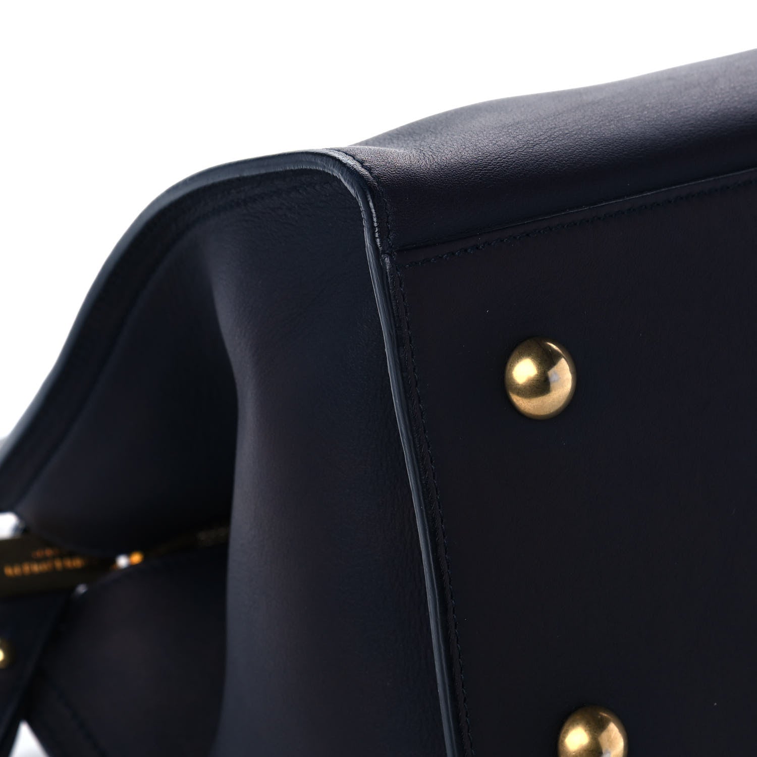 Saint Laurent Calfskin Small Classic Y Cabas Navy Blue 9 of 12