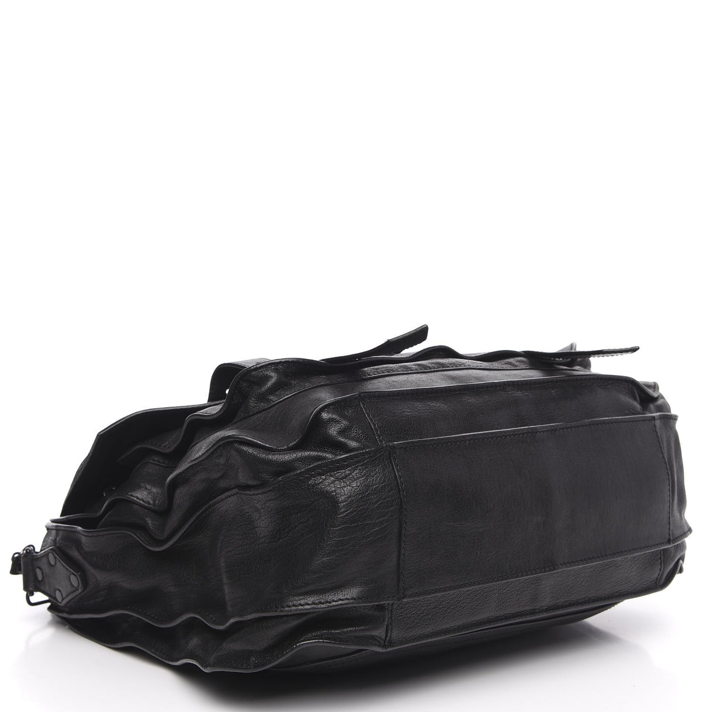 Lambskin PS1 Large Satchel Black