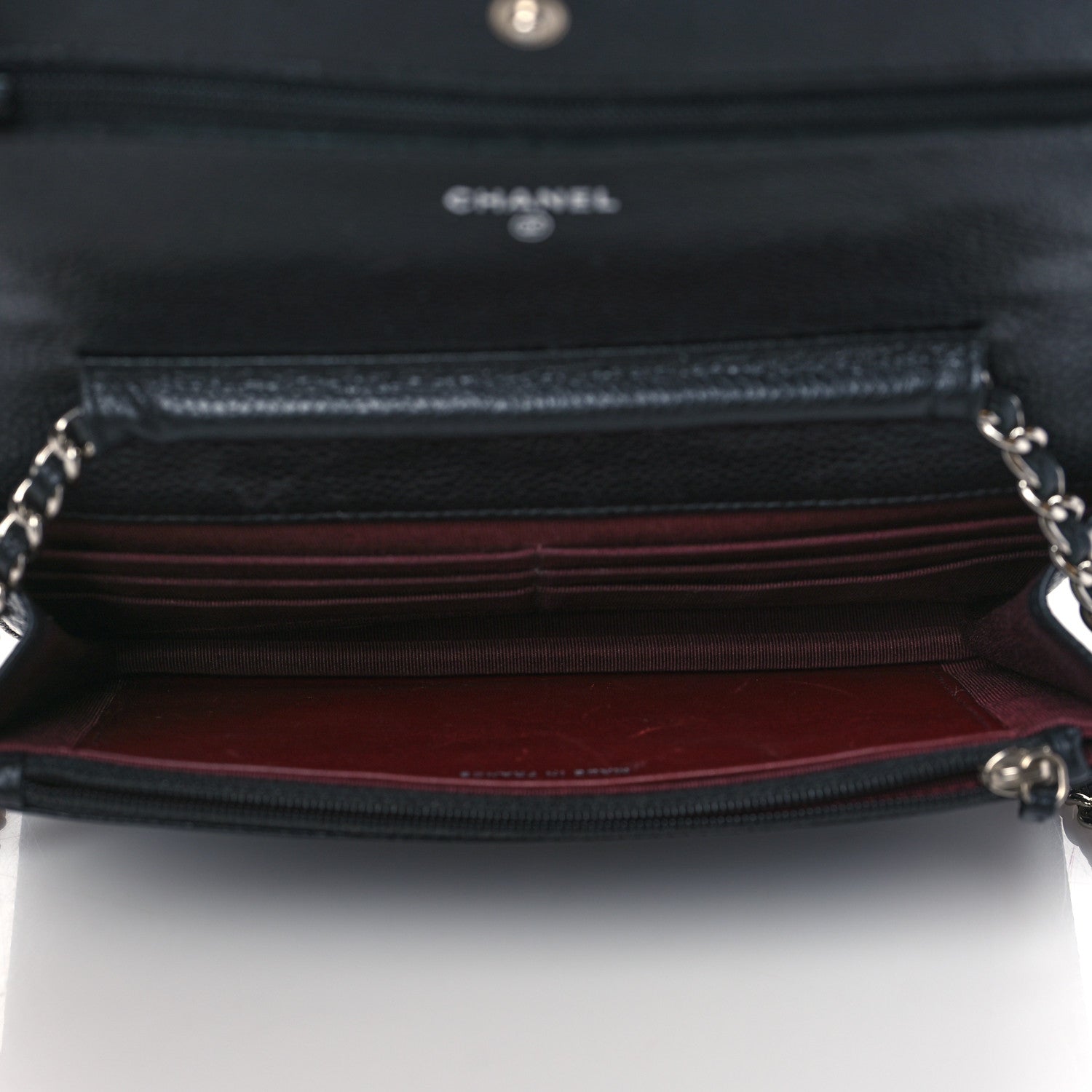 Chanel Caviar Quilted Wallet On Chain WOC Black 9 of 19