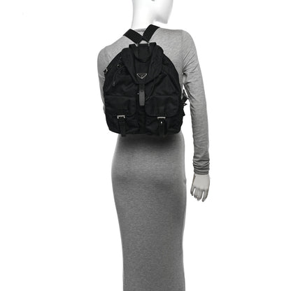 Prada Re-Nylon Saffiano Medium Backpack Black 2 of 13
