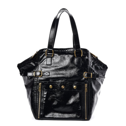 Saint Laurent Patent Medium Downtown Black 1 of 7