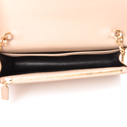 Saint Laurent Smooth Calfskin Classic Monogram Kate Tassel Chain Wallet Nude Powder 5 of 15