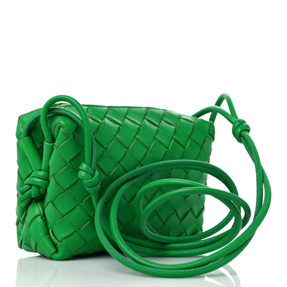 Bottega Veneta Nappa Intrecciato Mini Loop Camera Bag Parakeet 3 of 13