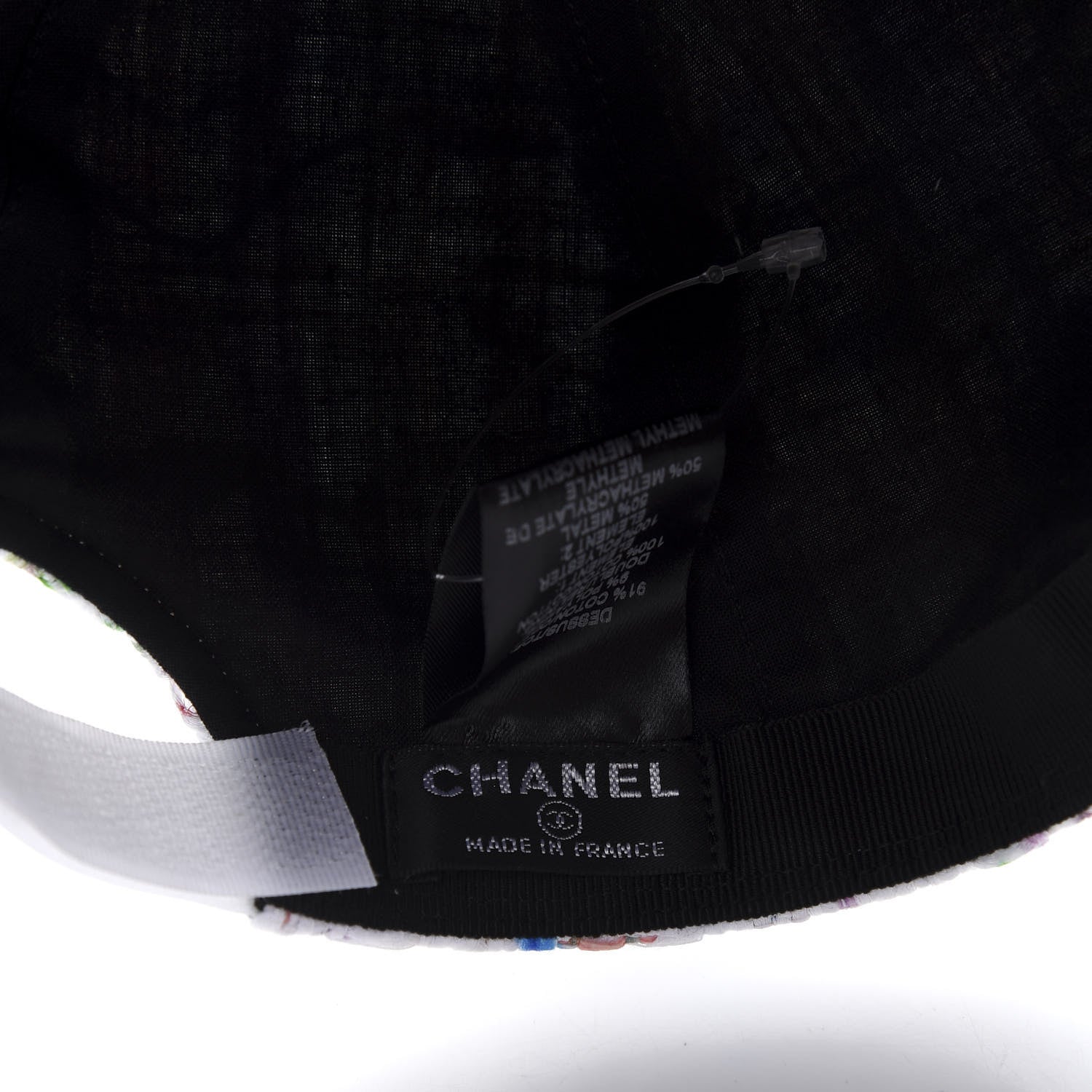 Chanel Tweed Cap Hat Multicolor 7 of 8