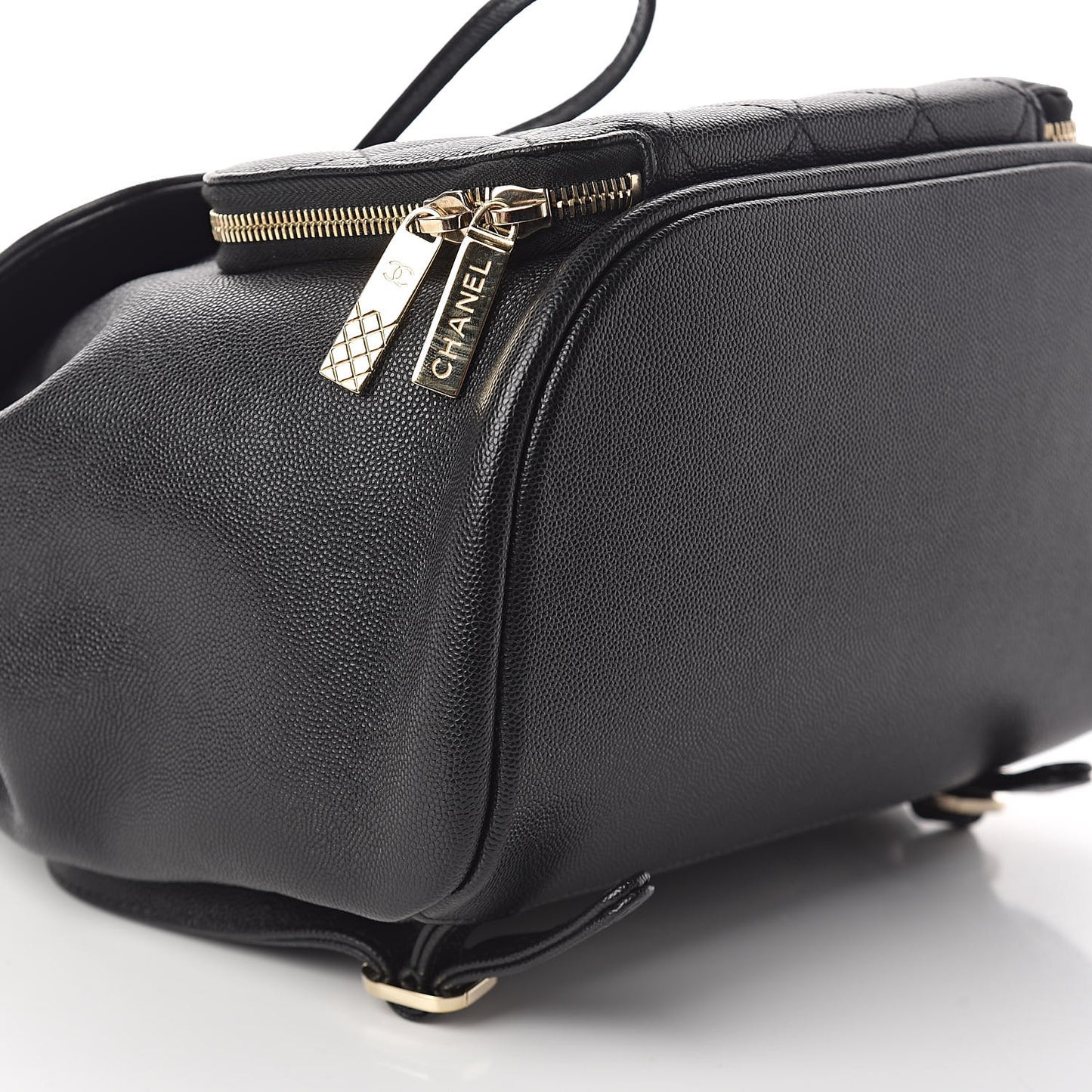 Caviar Quilted Business Affinity Backpack Black