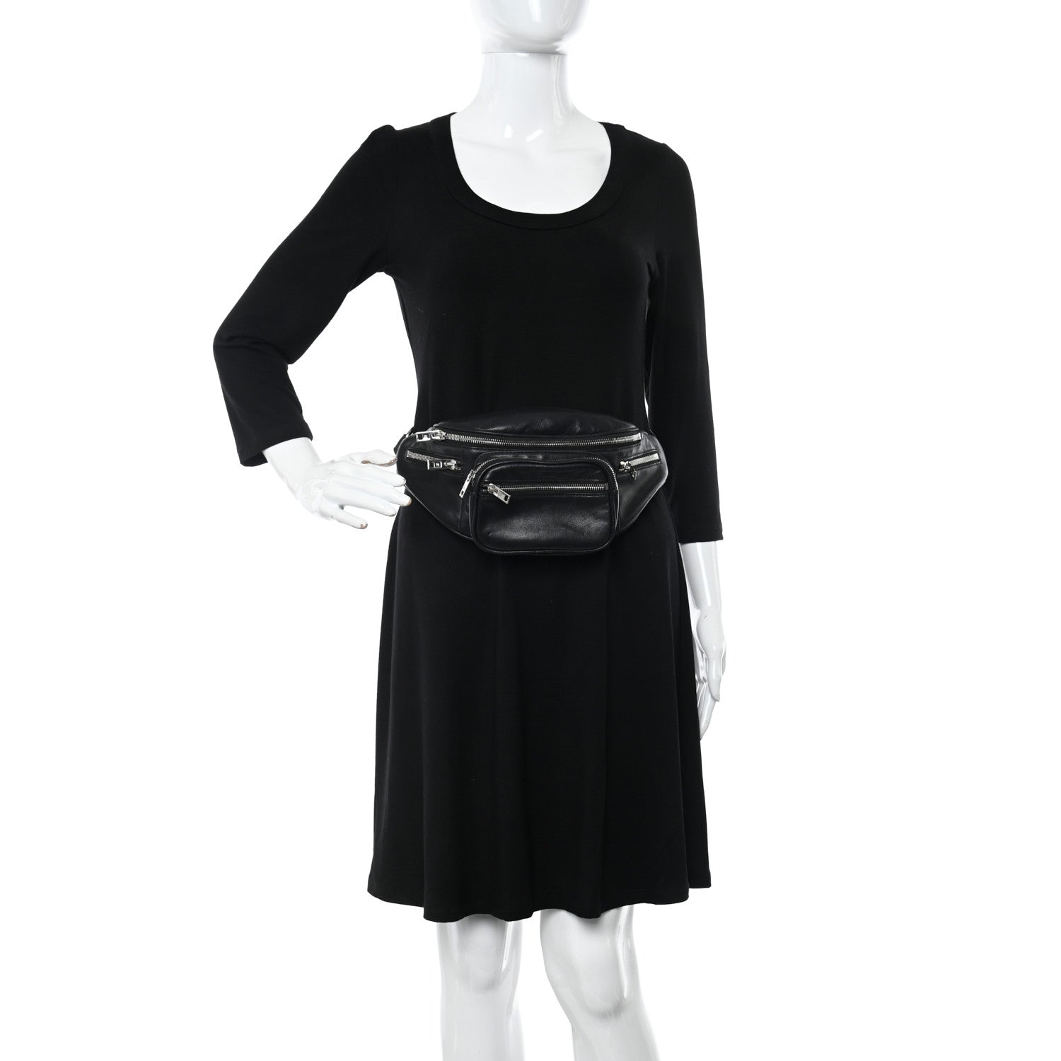 Alexander Wang Lambskin Attica Belt Bag Black 3 of 11