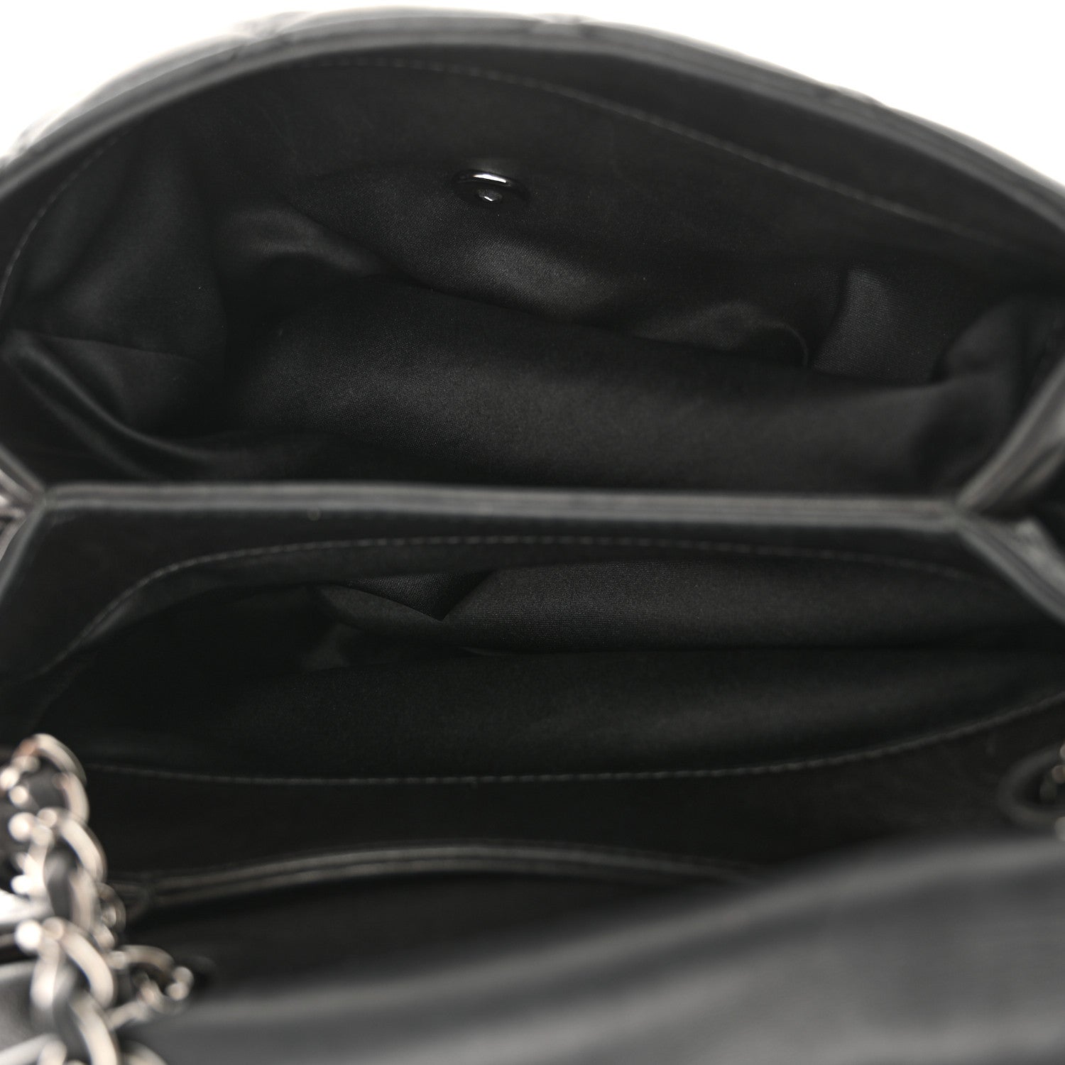 Chanel Lambskin Quilted Large Chanel 3 Flap Black 4 of 11