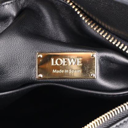 Loewe Nappa Lambskin Small Featherlight Puzzle Bag Black 6 of 10