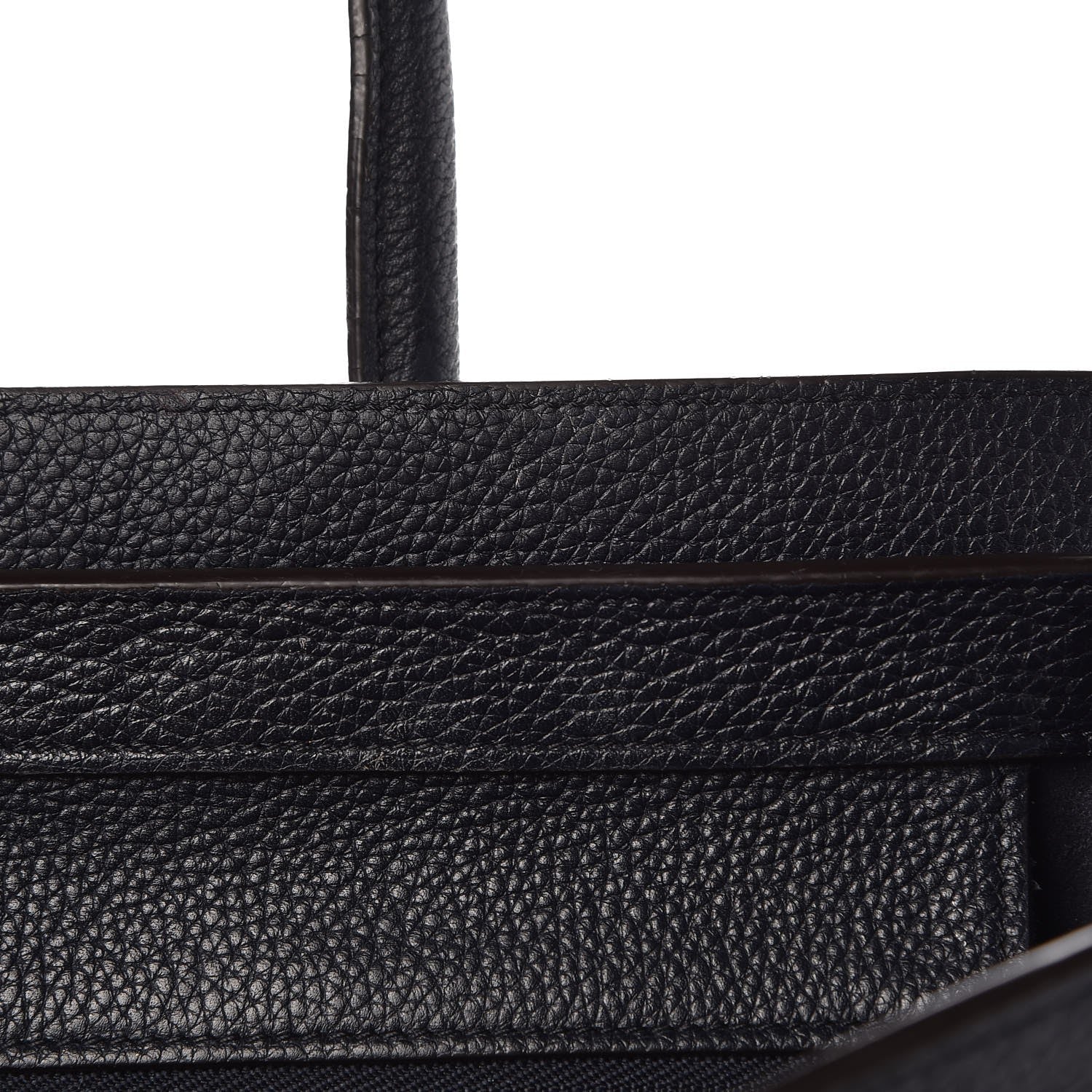 Celine Drummed Calfskin Micro Luggage Black 18 of 31