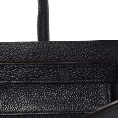 Celine Drummed Calfskin Micro Luggage Black 18 of 31