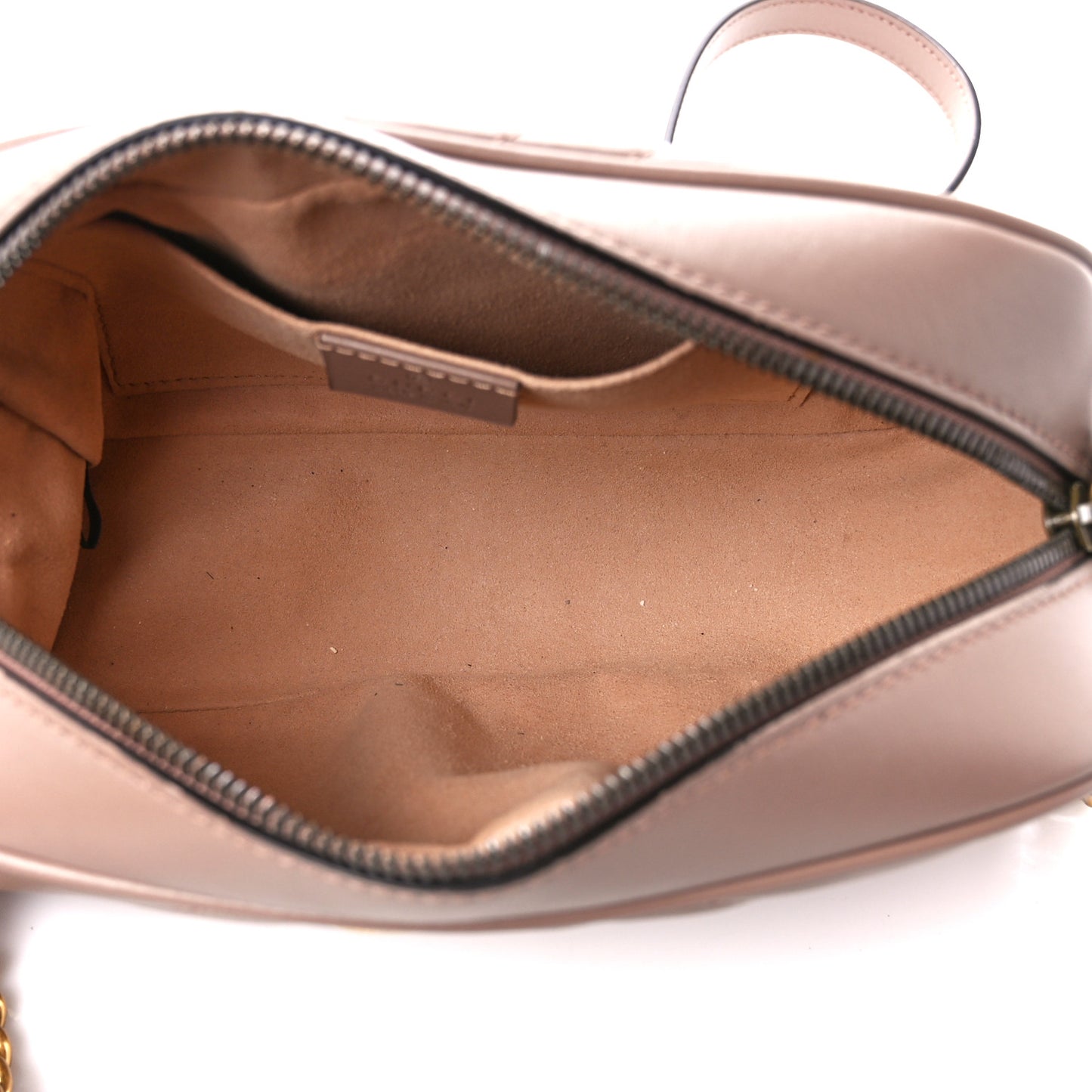 Calfskin Matelasse Small GG Marmont Chain Shoulder Bag Porcelain Rose