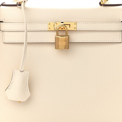 Hermes Epsom Kelly Sellier 25 Nata 8 of 11