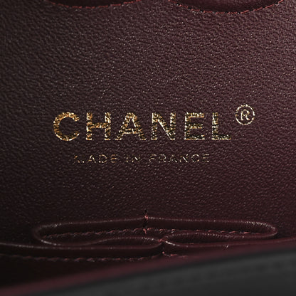 Chanel Lambskin Quilted Medium Double Flap Black 6 of 11