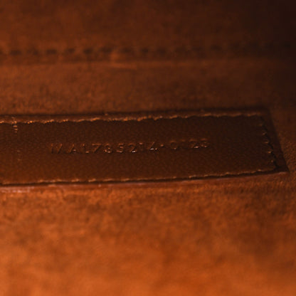 Saint Laurent Smooth Calfskin Le 5 A 7 Vertical Hobo Brown Gold 7 of 11