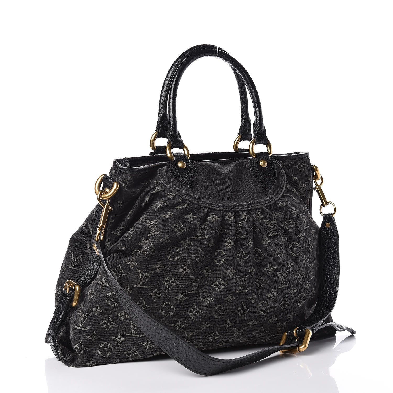 Louis Vuitton Denim Neo Cabby GM Black 3 of 11
