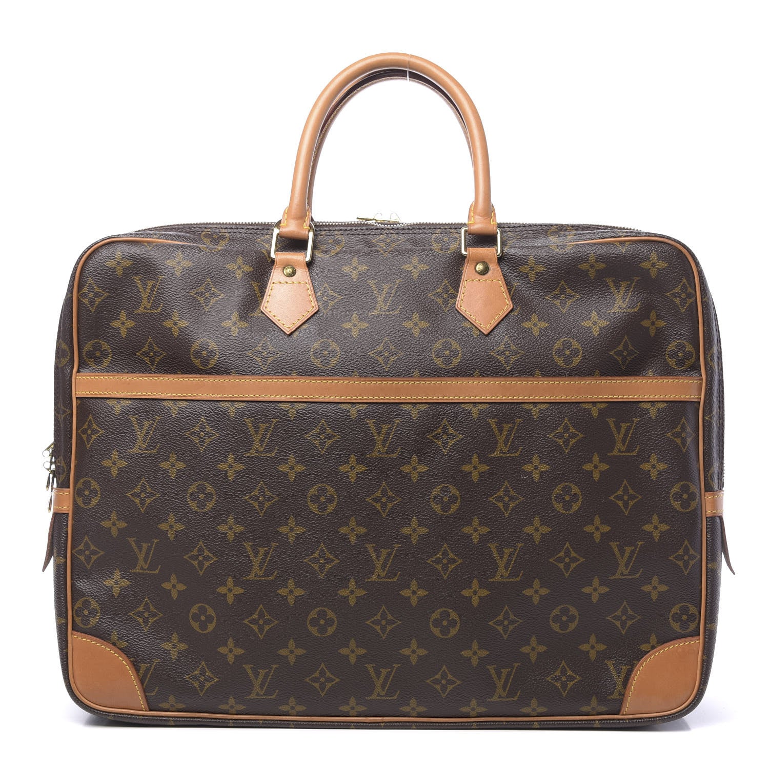 Louis Vuitton Monogram Porte-Documents Voyage Briefcase 2 Compartments 1 of 11