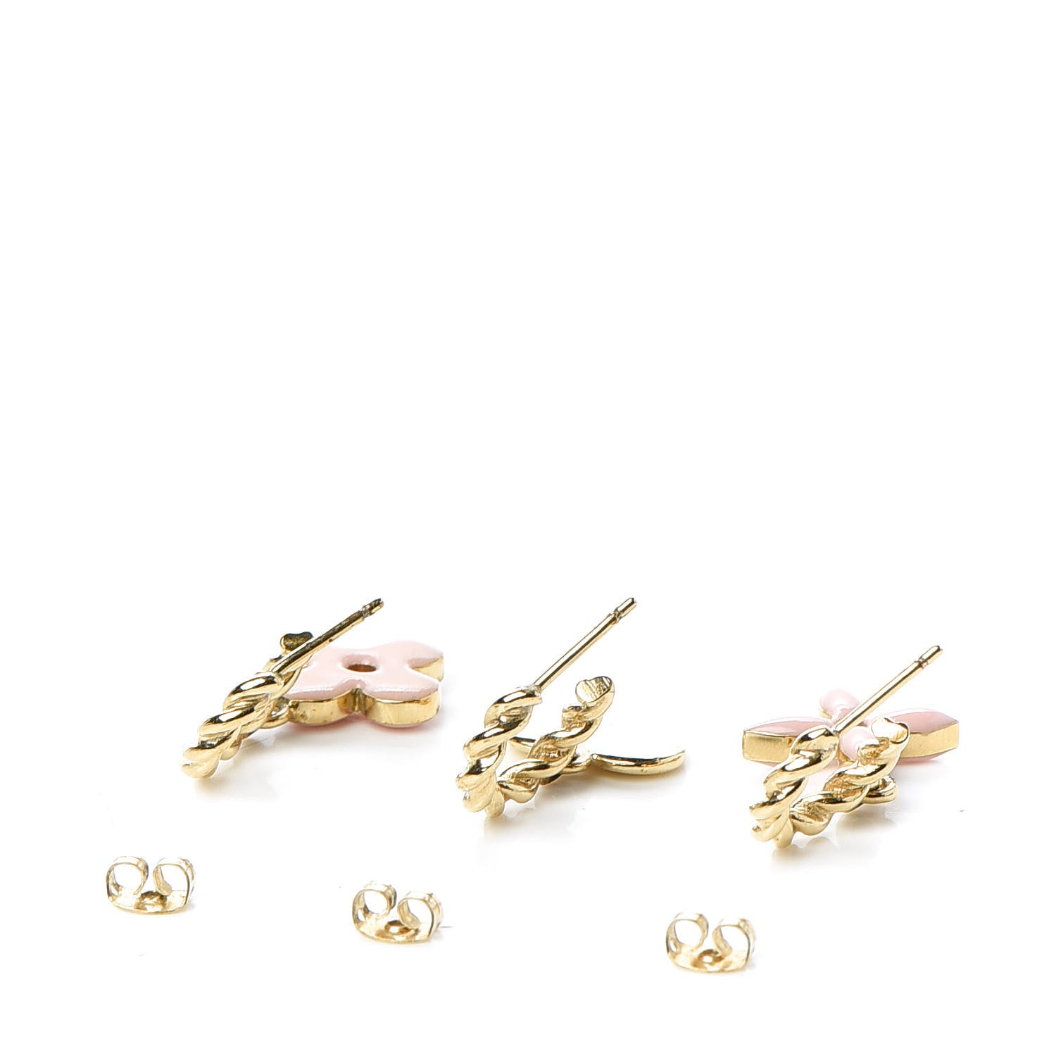 Louis Vuitton Sweet Monogram Earrings Set of 3 Rose 3 of 5