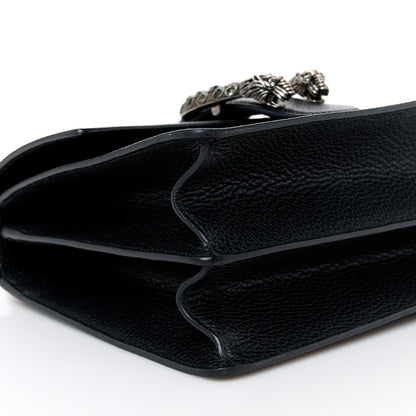 Gucci Dollar Calfskin Crystal Web Medium Dionysus Bamboo Top Handle Bag Black Black Diamond 10 of 11