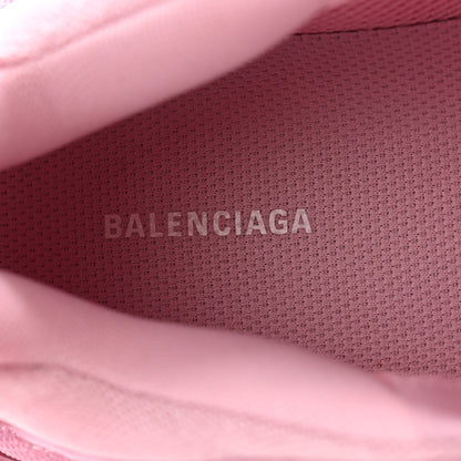 Balenciaga Fabric Mesh Distressed Womens Triple S Sneakers 36 Pink 6 of 8