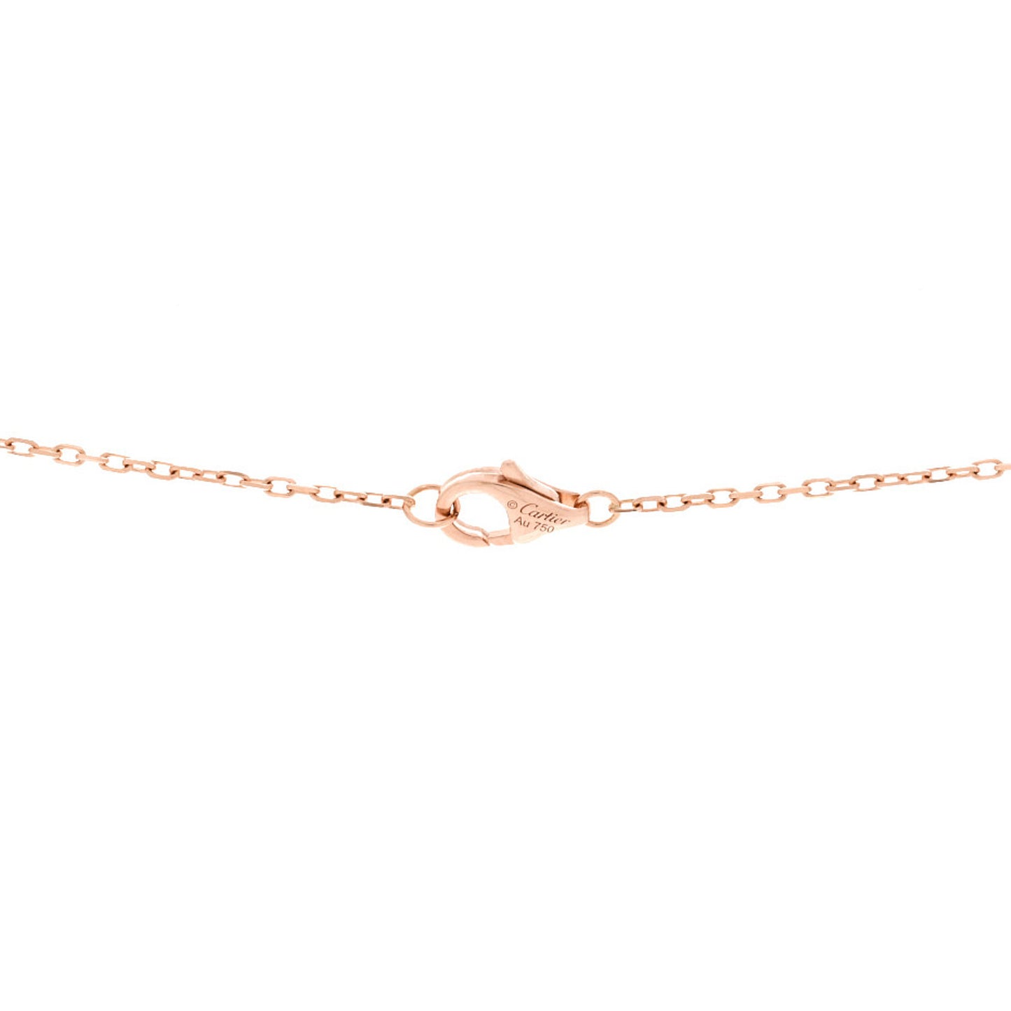 18K Pink White Yellow Gold Diamond Small Trinity Half Paved Pendant Necklace