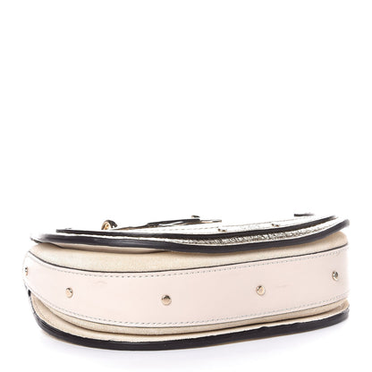 Chloe Metallic Calfskin Lambskin Suede Mini Pixie Signature Belt Bag Gold 4 of 8