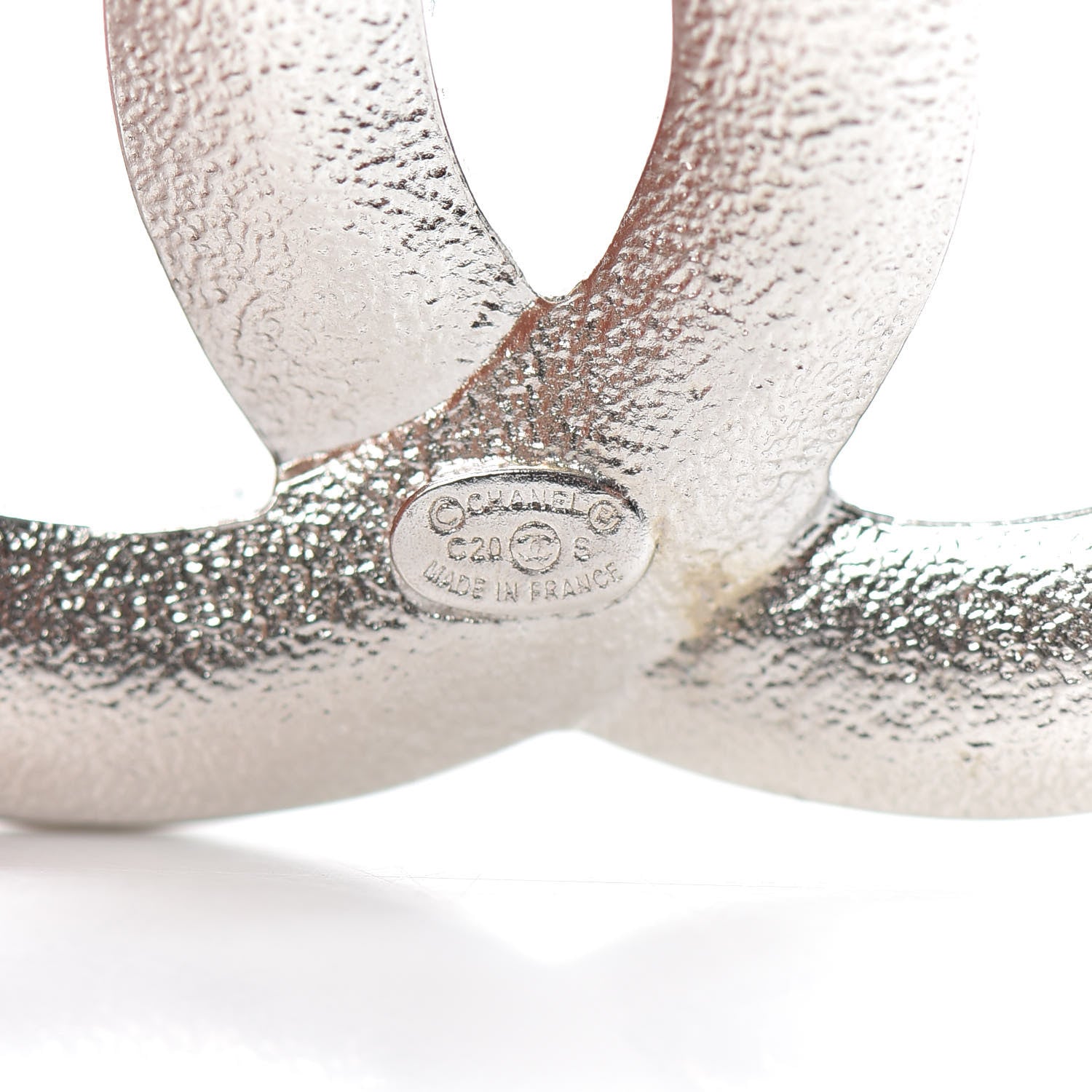 Chanel Crystal Palais Garnier CC Brooch Silver 4 of 5