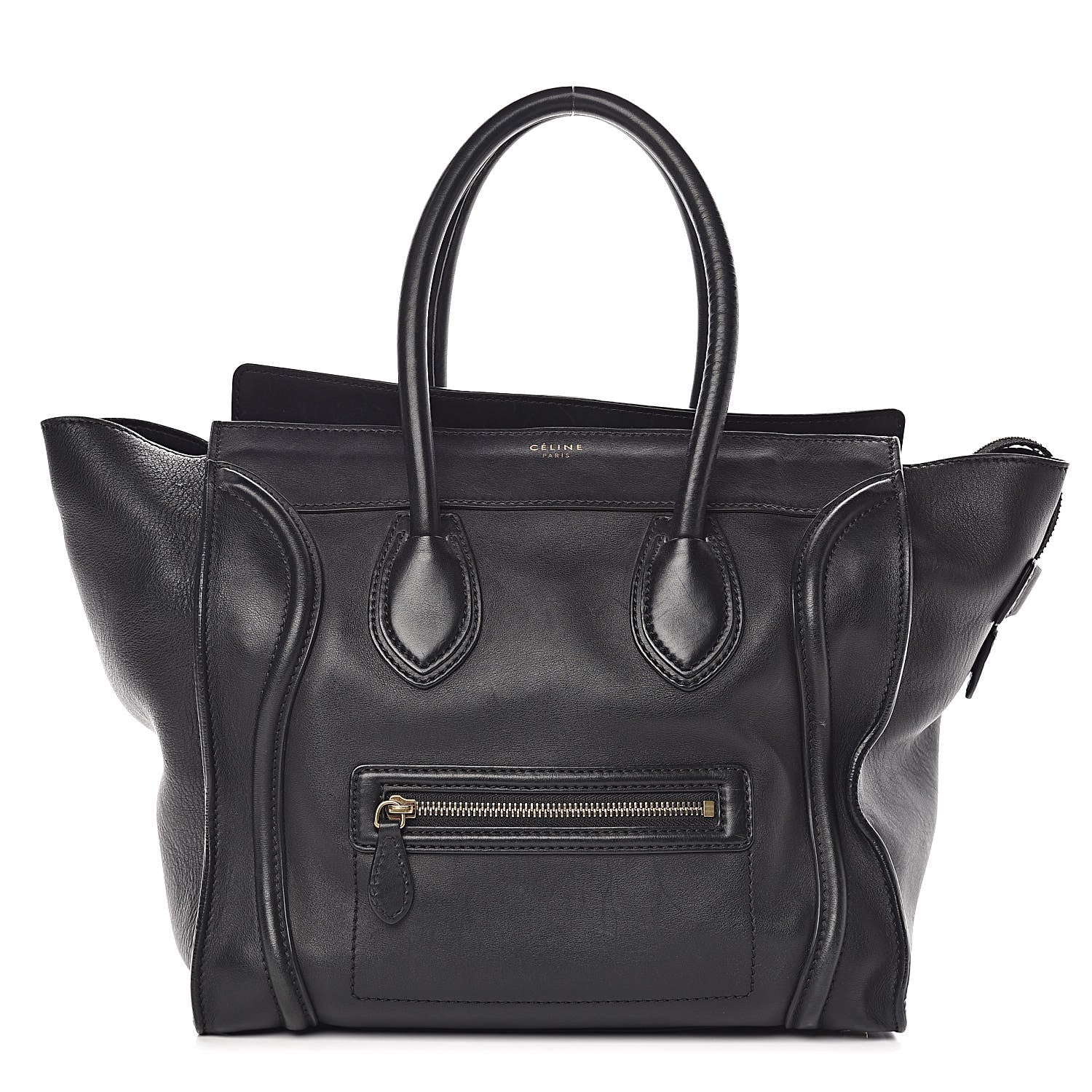 Celine Smooth Calfskin Mini Luggage Black 1 of 20