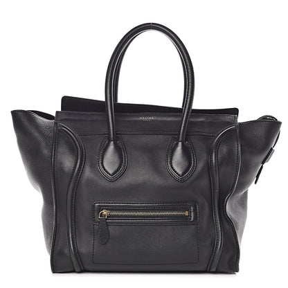 Celine Smooth Calfskin Mini Luggage Black 1 of 20