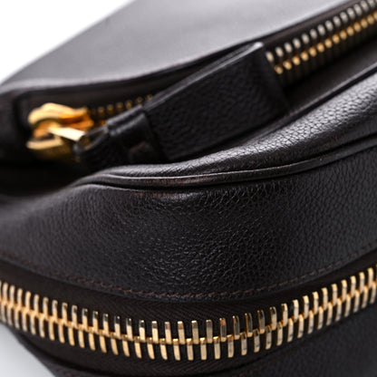 Tom Ford Grained Calfskin Medium Jennifer Dark Brown 5 of 18