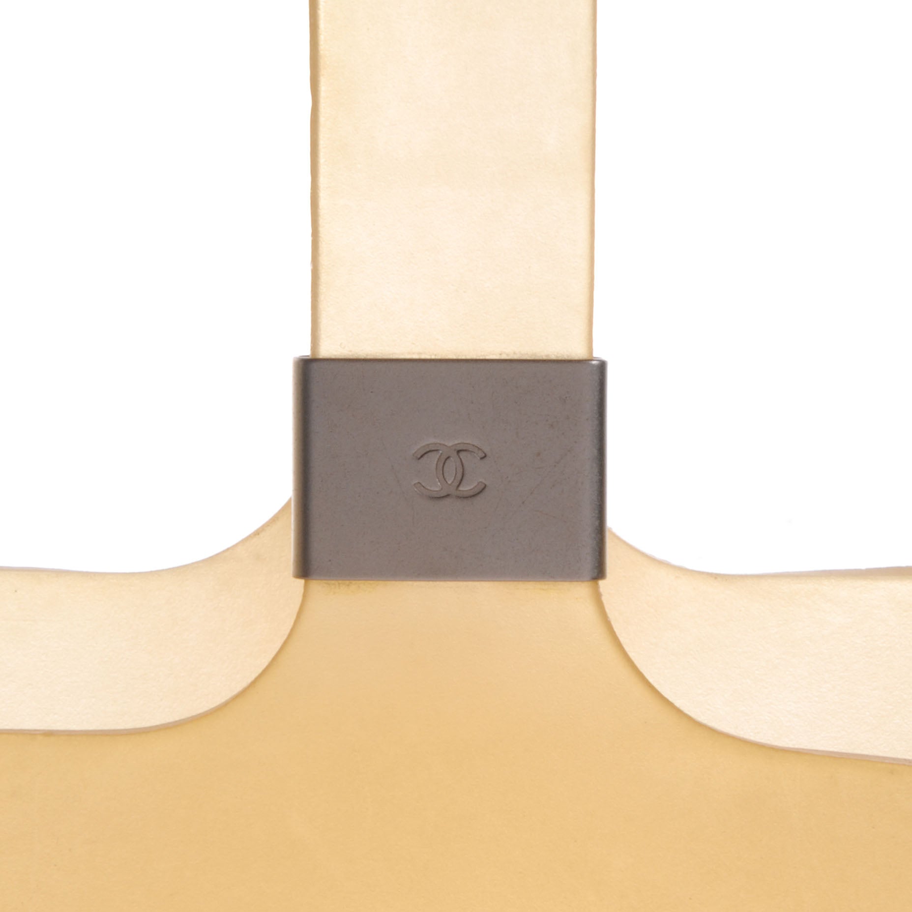 Chanel Jelly Rubber Tote Orange 7 of 7