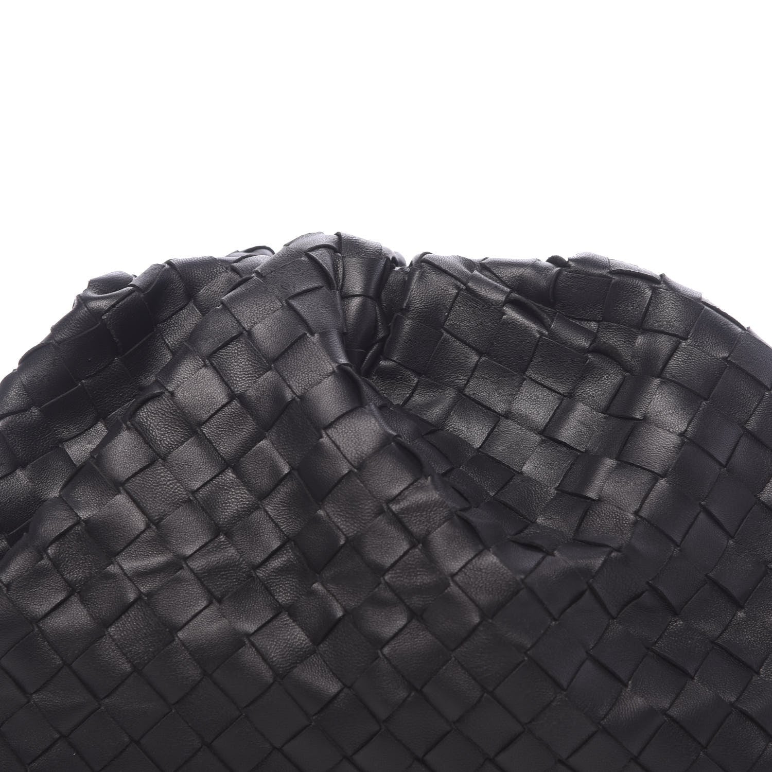 Bottega Veneta Nappa Maxi Intreccio The Pouch Oversized Clutch Black 8 of 10
